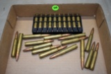 15 Rounds .30-06 Springfield & 10 Empty Cases