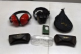 Head Phones, Canteen, Shooting Glasses