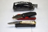 2 Folding Pocket Knives & 1 Pocket Multi Tool
