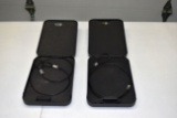 2 Metal Locking Handgun Cases