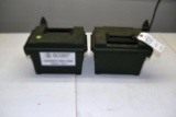 2 UN Plastic Ammo Boxes