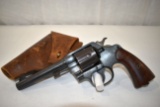 Colt 1917 US Army Issue Colt DA 45 Cal Revolver, 6 Shot, SN: 152162 With leather US holster
