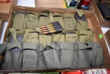 144 Rounds 30 Cal APM2, 8 Round Clips With Military Pouches