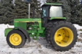 John Deere 4450 MFWD, 1619 Hours Showing, 18.4x38 Band Duals, 14.9x30 Front Tires With Fendes, 3pt Q