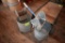 2 mop buckets with ringer, located building 5