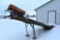 Clay barn cleaner approximately 160' of chain with outside load stand chute with motor,