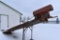 Clay barn cleaner approximately 160' of chain with outside load stand chute with motor,