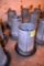 3 galvanized poultry feeders, located building 7