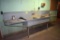 Galvanized 11' 2 compartment sink, located building 7
