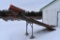 Clay barn cleaner approximately 160' of chain with outside load stand chute with motor,