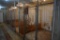 (4) 8'x8' pens, wire panels with steel tubes, wooden bottoms, Located Building 8