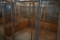 (8) 8'x8' pens, wire panels with steel tubes, wooden bottoms, Located Building 8