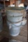4 galvanized water/feed pails, located building 9
