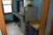 Desk, 2 office chairs, file cabinet, Steelmaster sorting cabinet, located building 5