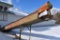 Clay barn cleaner approximately 160' of chain with outside load stand chute with motor,