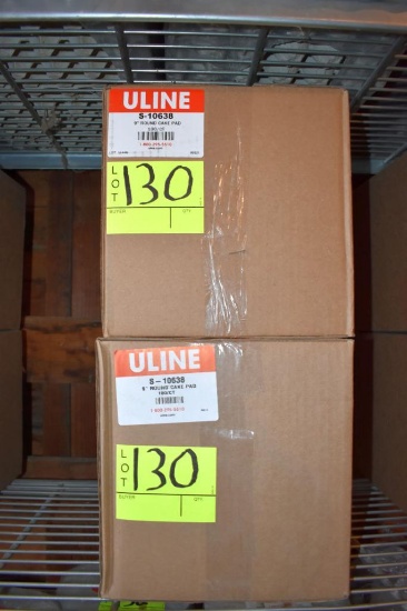 2 Boxes S-10638 of 9" round cake pad 100 ct per box, located building 5