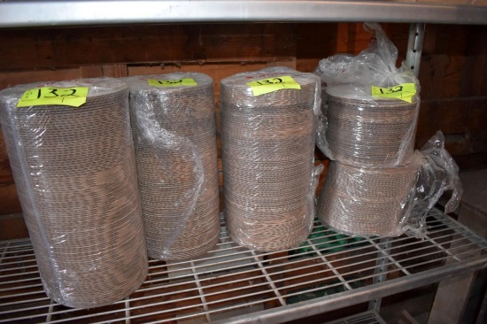 380 ct of S-10638 of 9" round cake pad not in container, located building 5