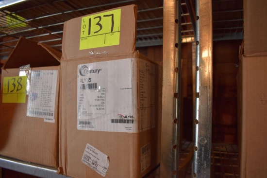 Century 3/4-1/3hp single phase motor new in box, located building 5