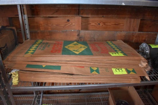 New unused lacrosse milling company paper feed bags, located building 5