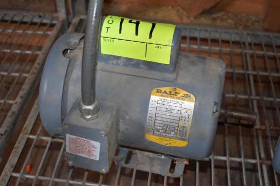 Balder electric motor 3/4hp used, located building 5
