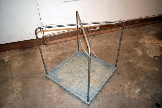 28" x 28" aluminum platform, located building 1