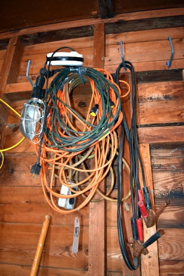 Assortment of electrical cords, located building 5