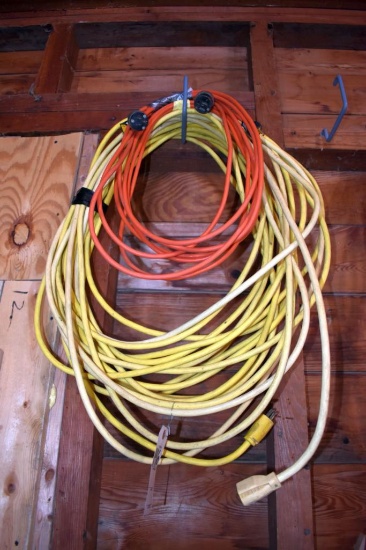 Assortment of electrical cords, located building 5