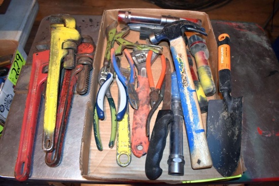 Assortment of hand tools, located building 5