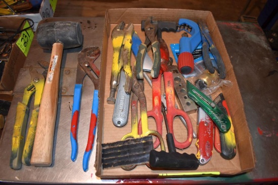 Assortment of hand tools, located building 5