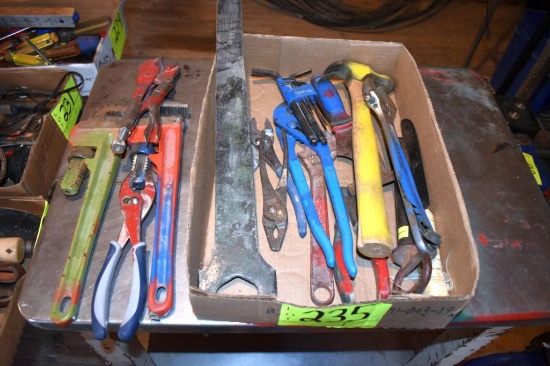 Assortment of hand tools, located building 5