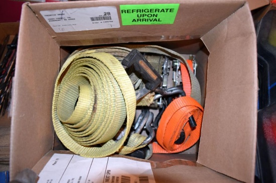 Assortment of racket straps, located building 5