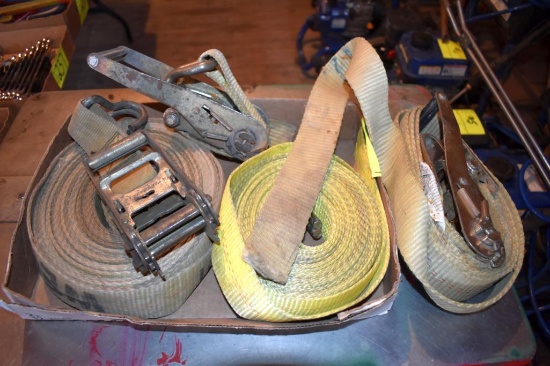 Assortment of racket straps, located building 5