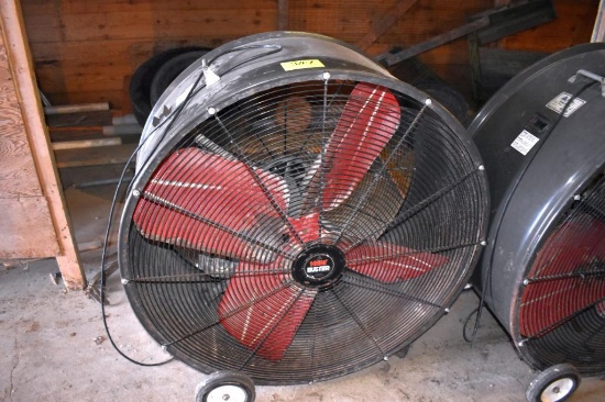 Heat Buster 1/2 hp 32" Floor Barn Fan, located building 6