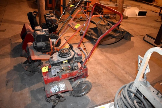 Tecumseh tiller 5.5hp motor, motor is free, located building 6