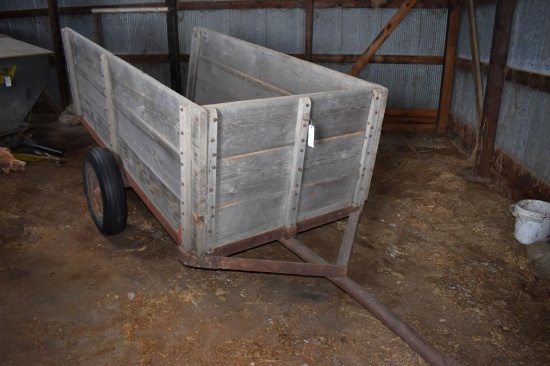 Single axle trailer 4x8 wooden, building 4