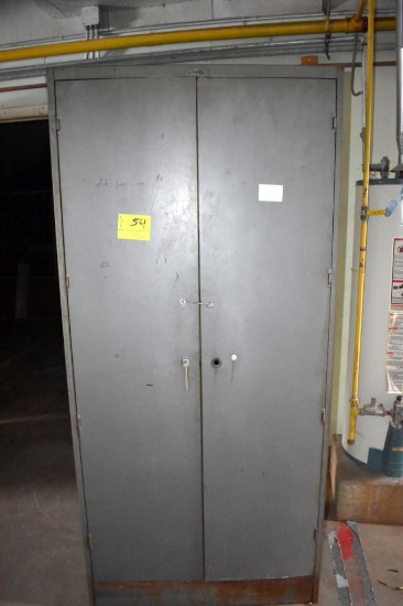 36"x78" Metal cabinet, located building 3