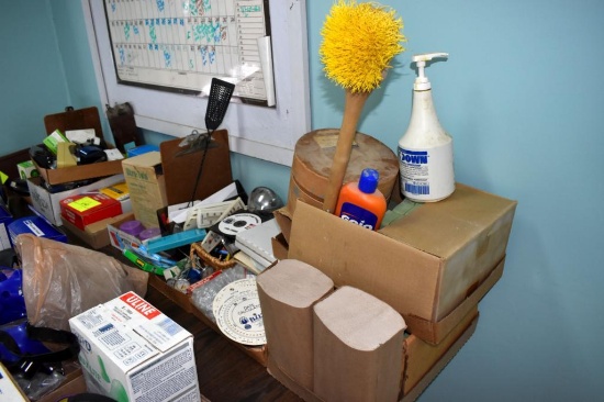 Assortment of office supplies, located building 5