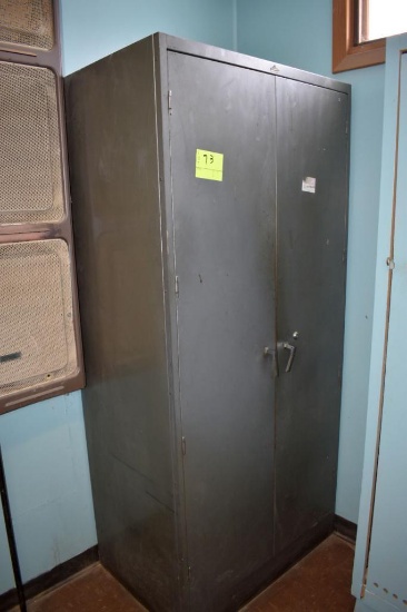 78" x 36" Metal storage cabinet, located building 5