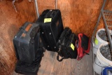 Assortment of luggage, located building 5