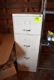 4 Drawer metal file cabinet, located building 5