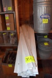 11 pieces of 7' weather striping, located building 5