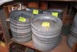 40 Steel poultry feeder bottoms, located building 5