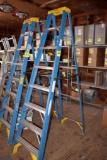 Werner 8' fiberglass step ladder, located building 5