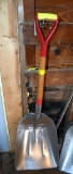 2 aluminum scoop shovels, located building 5