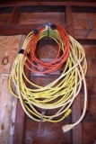 Assortment of electrical cords, located building 5