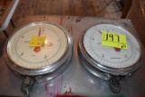2 Chatillon Cap. 15KG X 20 Grams scales, located building 5