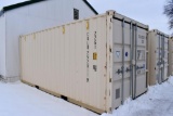 20' Shipping Container, double door, good floor, 1,173 cu.ft., manufactured in 2015,