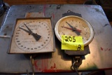 1 30lb cap milk scale, Hanson Dairy scale 60lb cap., located building 5