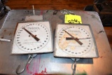 2 Hanson Dairy scales 60lb cap, located building 5