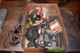 Assortment of tools, soding iron, located building 5